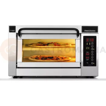Pec na pizzu Jednokomorová pec na pizzu , dělená komora, 2x pizza 40 cm, komora o rozměrech 410x410x195 mm | PIZZA MASTER, CounterTop 401ED-1