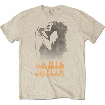 Pánské tričko Janis Joplin tričko, Working The Mic Sand, pánské L