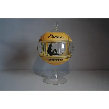 Svícen Koule na svíčku 12cm, se stojánkem, znamení zvěrokruhu Panna