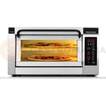 Pec na pizzu Jednokomorová pec na pizzu , dělená komora, 2x pizza 45 cm, komora o rozměrech 460x460x195 mm | PIZZA MASTER, CounterTop 451ED-1