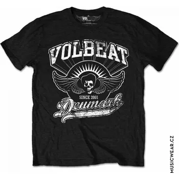 Pánská móda Volbeat tričko, Rise from Denmark, pánské S