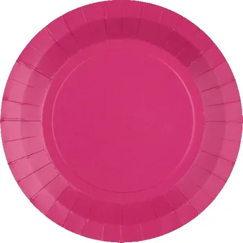 Santex Talíře papírové Fuchsia 22,5 cm 10 ks