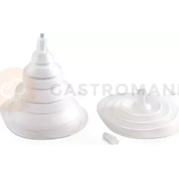 Příslušenství pro sušičku potravin Průhledná silikonová nálevka s odměrkou 160x120x150 mm | SILIKOMART, IMB 01 Imbuto