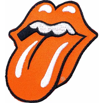 Nášivka Rolling Stones nášivka, Classic Tongue Orange 58x84 mm
