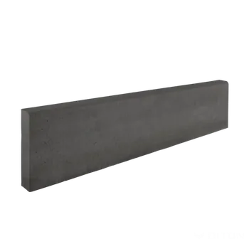 Venkovní dlažba DITON Záhonový obrubník s rovnou hranou 100 × 5 × 25 cm Černá