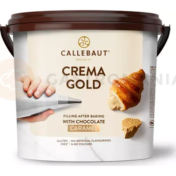 Potravina Krém na plnění, karamelová čokoláda Crema Gold, kbelík 5 kg | CALLEBAUT, FMF-GOLD35-651