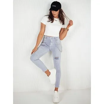 Dámské džíny Dámské džínové kalhoty ALEX fialové