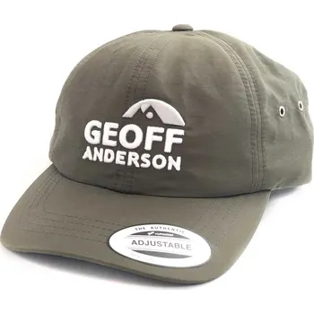 Rybářské oblečení Geoff Anderson kšiltovka FlexFit, zelená (Voděodolná kšiltovka pro rybáře s logem.)