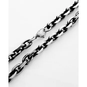 Řetízek Ocelový řetízek č. 3 zatmavený (0,8 x 60 cm)