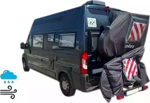 Krycí plachta na jízdní kolo na tažné zažízení