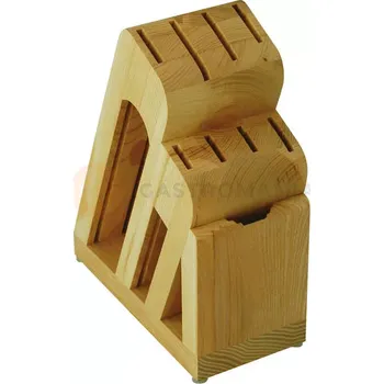 Stojan na nože Stojan na nože- buk přírodní | GASTRO-TIP, 4540042