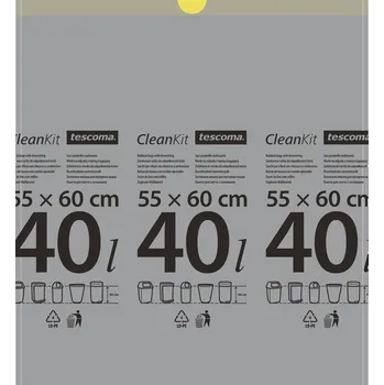 Pytle na odpadky TESCOMA Zatahovací sáčky do odpadkových košů CLEAN KIT 40 l, 15 ks