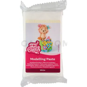 Výroba svíčky Cukrová hmota na modelování a tvoření figurek 250 g, bílá | FUNCAKES, F20780