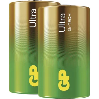 Článková baterie GP Alkalická baterie ULTRA D (LR20) - 2ks