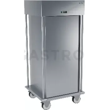 Lednice Chladicí skříň banketní z nerezové oceli na kolečkách 890x865x1955 mm | DORA METAL, DM-S-94082