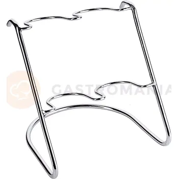 Servírovací stolek Etažér z chromované oceli na čtyři sklenice Weck | CONTACTO, 3295/840