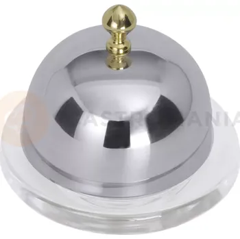 Servírovací stolek Máslenka skleněná Gold 0,06 l | CONTACTO, 8889/001