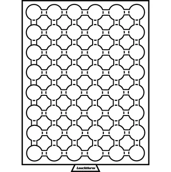 Obal pro sběratelský předmět Leuchtturm 48 polí na bublinky GRIPS 21,5