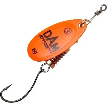 Umělá nástraha DAM třpytka FZ Spinner With Single Hook Orange 2