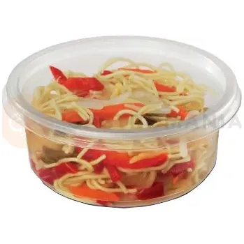 Kulatý box vhodný k zatavení, 0,45 l, 500 ks, průhledný | CHEFFY, Tusipack 8117C