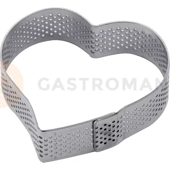 Čokoládová tyčinka Cukrářská perforovaná formička - srdce - 7,4x6,2x2 cm | PAVONI, XF14