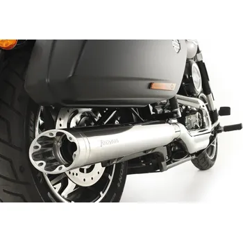 Výfuk pro motocykl Výfukový tlumič + ACS systém pro regulaci zvuku - NEREZ - CHROM - 007102 300618