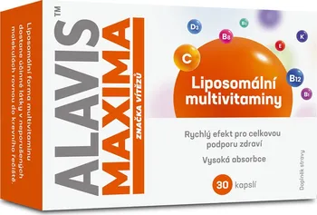 Alavis Maxima Liposomální multivitaminy 30 cps.