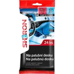 Vlhčené čistící ubrousky na palubní desku, balení 24 kusů