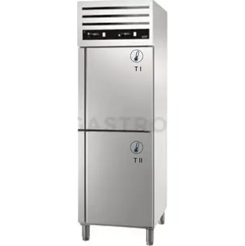 Lednice Chladící skříň dvouteplotní 700 l GN 2/1, 2 x malé dveře, vpravo, 653x842x2040 mm, Green Line | ASBER, GCPZ-702/2 R