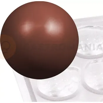 Výrobník cukrové vaty Polykarbonátová podložka na čokoládu, polokoule | CONTACTO, 6751/013