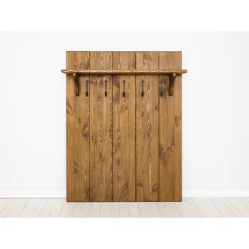 Věšák Seart Rustyk borovicový panel s věšáky