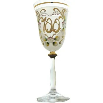 Sklenice Výroční sklenička Angela 100 let, 250ml bílá