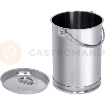 Nerezová nádoba na nápoje / potraviny s prstencem 5 l | CONTACTO, 3003/005