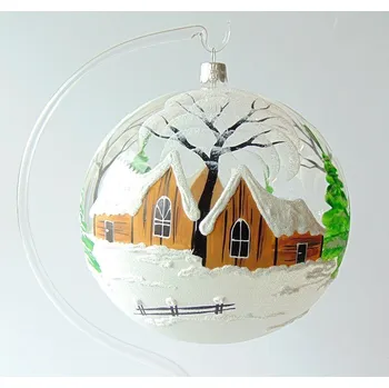 Vánoce Vánoční koule 15cm čirá