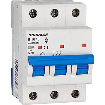 Jistič Schrack Technik spol. s r.o. AM618310 - Jistič AMPARO B10/3 6KA Schrack