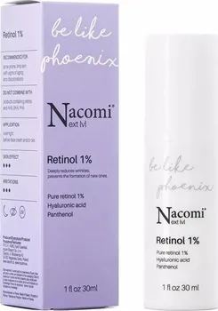 Pleťové sérum Nacomi Next Level Be Like Phoenix noční sérum proti vráskám s 1% retinolem 30 ml 