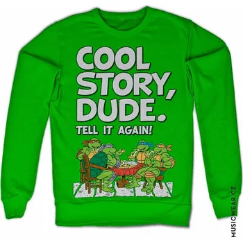 Pánská mikina Želvy Ninja mikina, Cool Story Dude, pánská M