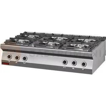 Plynová kartuše Plynový sporák s 6 hořáky | KROMET, 700.KG-6