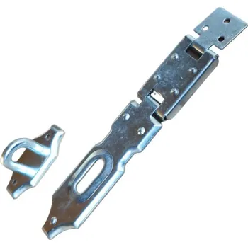 petlice a závora Bezpečnostní petlice 120x27mm, bílý zinek