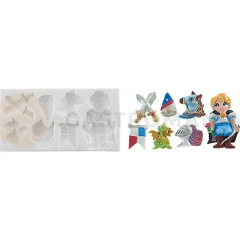 Kuchyňská sůl Forma na cukrovou hmotu SLK 1010 - princ, 175x90x20 mm | SILIKOMART, SLK1000 Prince