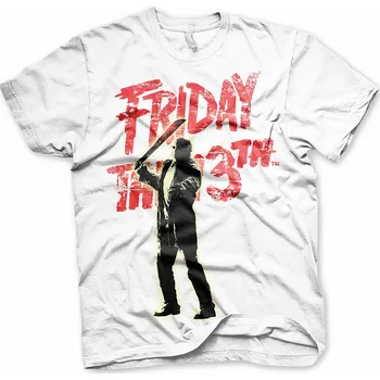 Pánské tričko Friday the 13th tričko, Jason Voorhees White, pánské XL