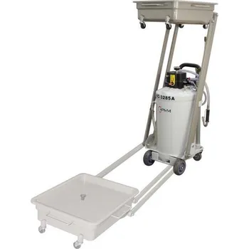 Olejová vana Mobilní olejová jímka s nastavitelnou miskou 78L