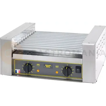 Ohřívač nápojů Ohřívač párků s 11 opékajícími válci | ROLLER GRILL, 777303