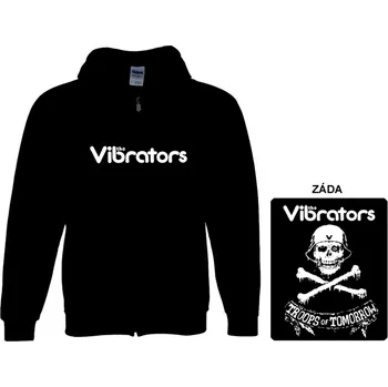 Pánská mikina Vibrators - mikina s kapucí a zipem
