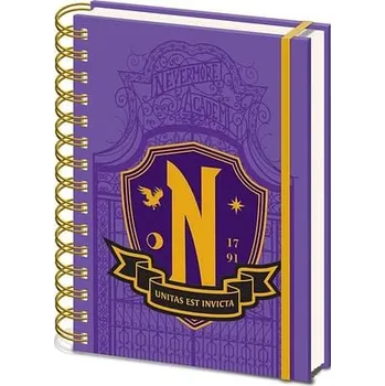 Blok Pyramid International Zápisník Wednesday - Nevermore Shield