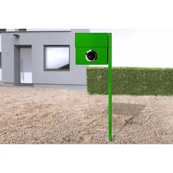 Poštovní schránka Radius design cologne Schránka na dopisy RADIUS DESIGN (LETTERMANN XXL STANDING green 567B) zelená