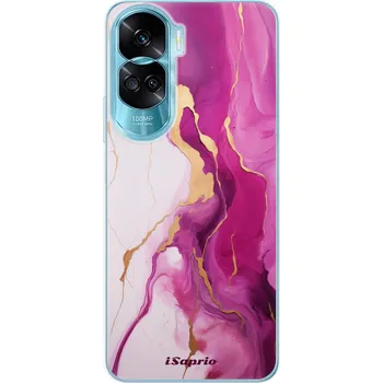 Pouzdro na mobilní telefon Odolné silikonové pouzdro iSaprio - Pink Gold Marble - Honor 90 Lite 5G