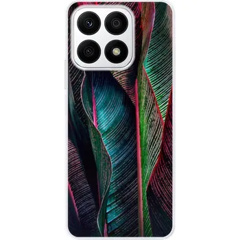 Pouzdro na mobilní telefon Odolné silikonové pouzdro iSaprio - Black Leaves - Honor X8a