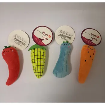 Hračka pro kočku Hračka pro kočku s kočičí šantou , zelenina