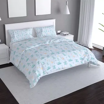 Povlečení Saténové povlečení Dětské tanky - Sablio - 140x200 / 90x70